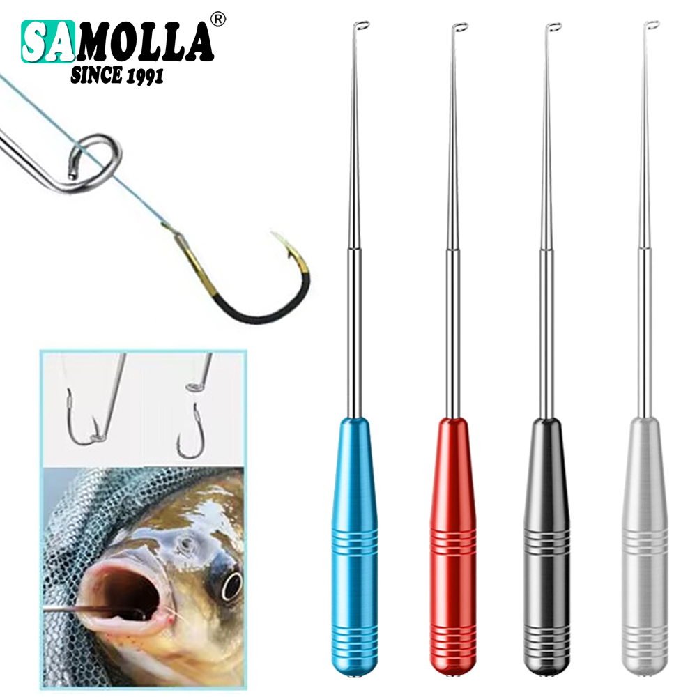 Fishing Equipment Warehouse - เครื่องถอดเบ็ดตกปลาแบบกันสนิมเครื่องมือสำหรับตกปลาในฤดูหนาวเพื่อความปลอดภัยในการตกปลาอุปกรณ์ถอดตะขอตกปลาได้อย่างรวดเร็ว