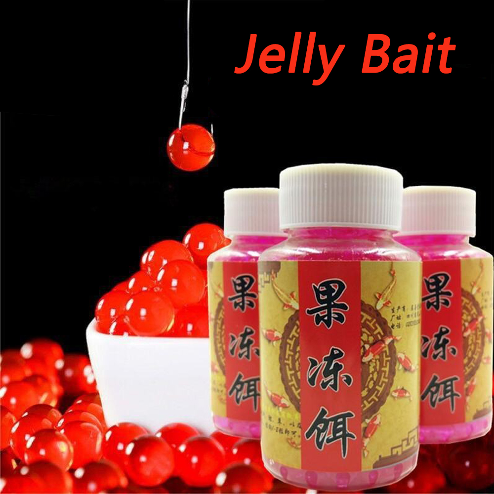 Quality Fishing Equipment - Jelly เหยื่อ 100PCS 200PCS 500PCS เม็ดอาหารตกปลาน้ําอาหารปลาคาร์พ