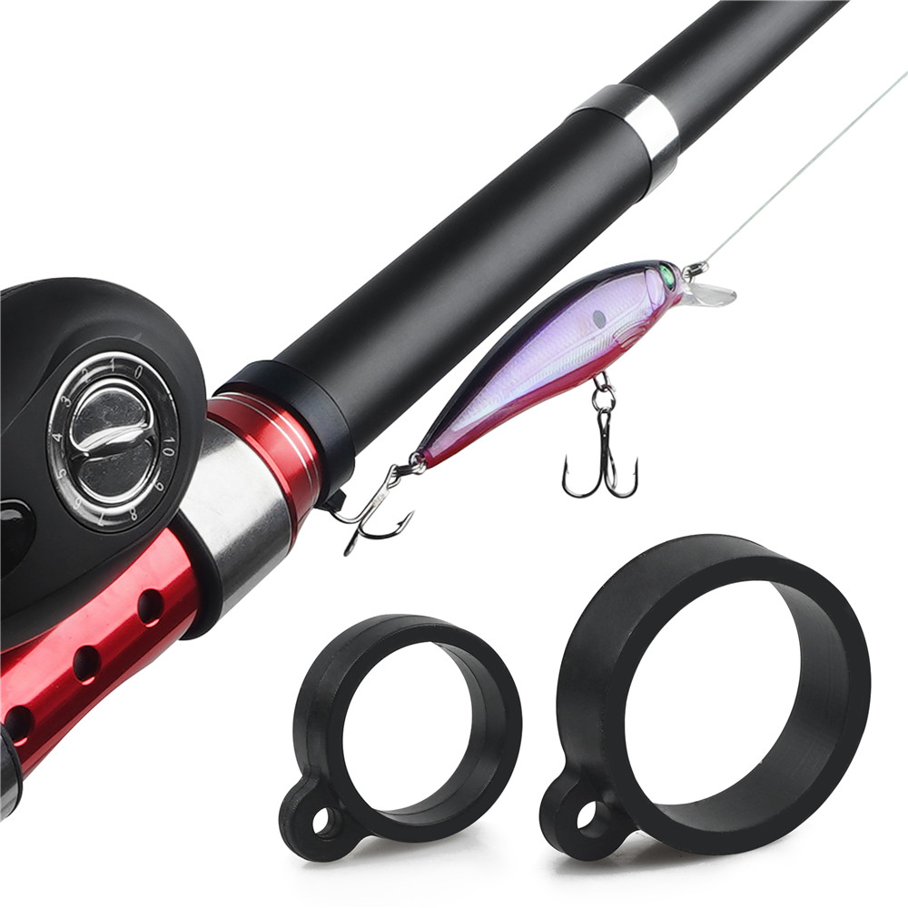 Fishing Equipment Gear - 10PCS ตกปลาตะขอสำหรับเบ็ดตกปลา Umpan Pancing แขวนแหวนยาง Hook