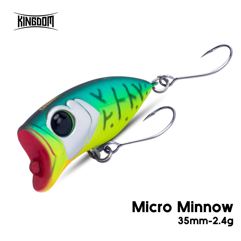 Quality Fishing Equipment - Kingdom Micro Floating Minnow เหยื่อตกปลา Topwater