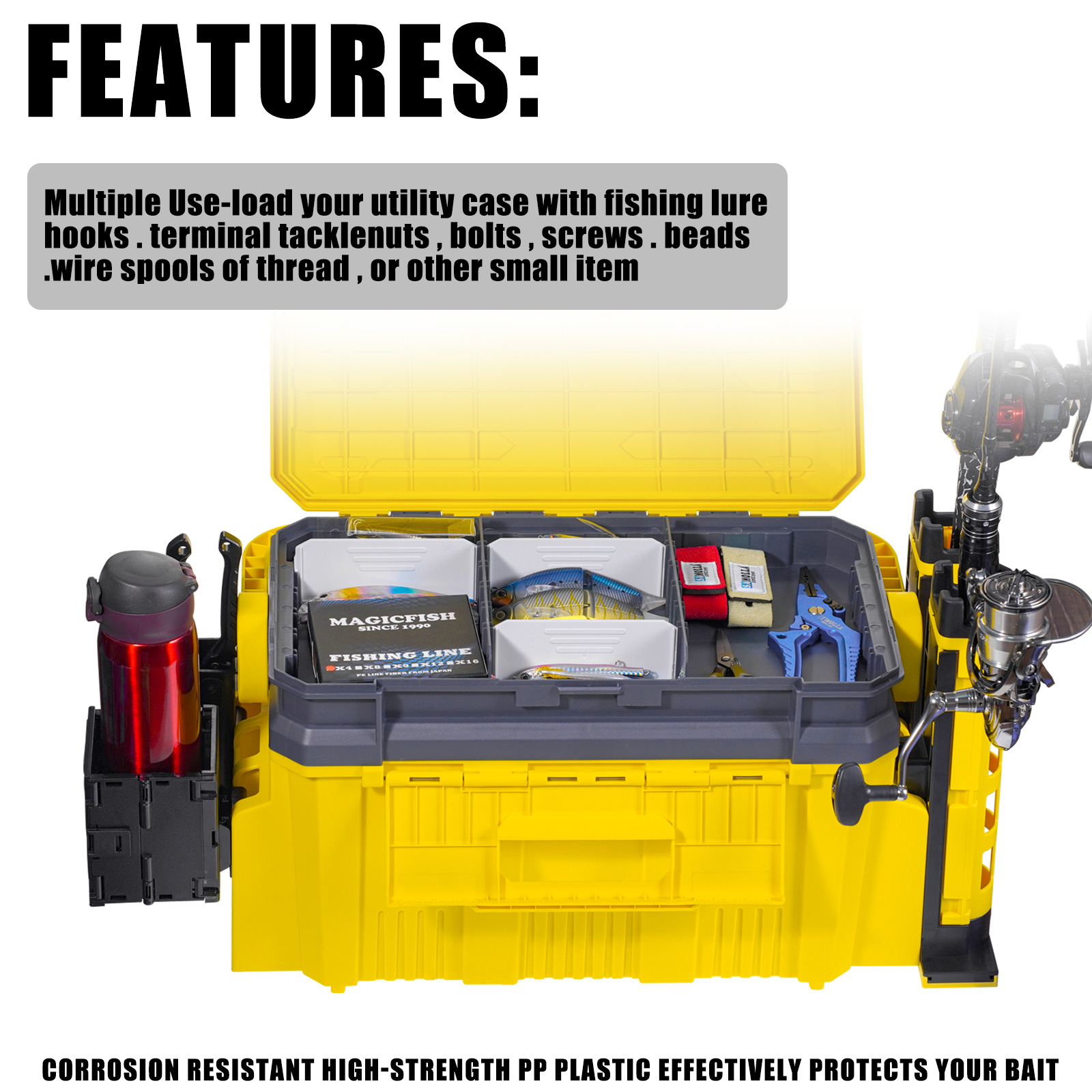 กล่อง19.5L ตกปลาขนาดใหญ่, กล่อ - Quality Fishing Equipment บทวิจารณ์และราคา