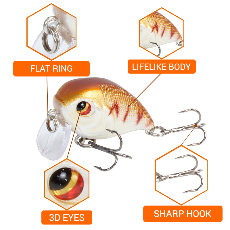 1Pcs Floating Crank เหยื่อตกปล - Quality Fishing Equipment บทวิจารณ์และราคา