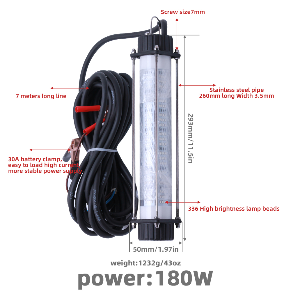 ไฟตกปลาใต้น้ำกำลังสูง 1 ชิ้น 1 - Fishing Equipment Gear บทวิจารณ์และราคา