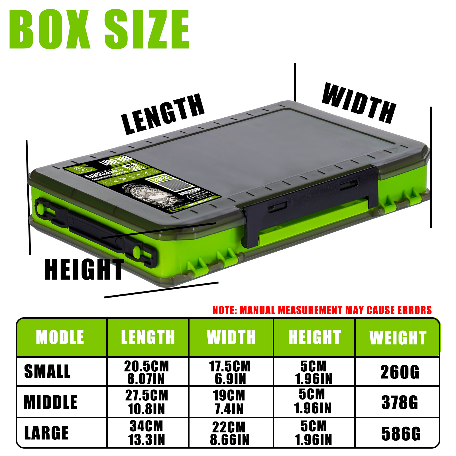 กล่องเหยื่อล่อแบบสองด้านสำหรับ - Quality Fishing Equipment บทวิจารณ์และราคา