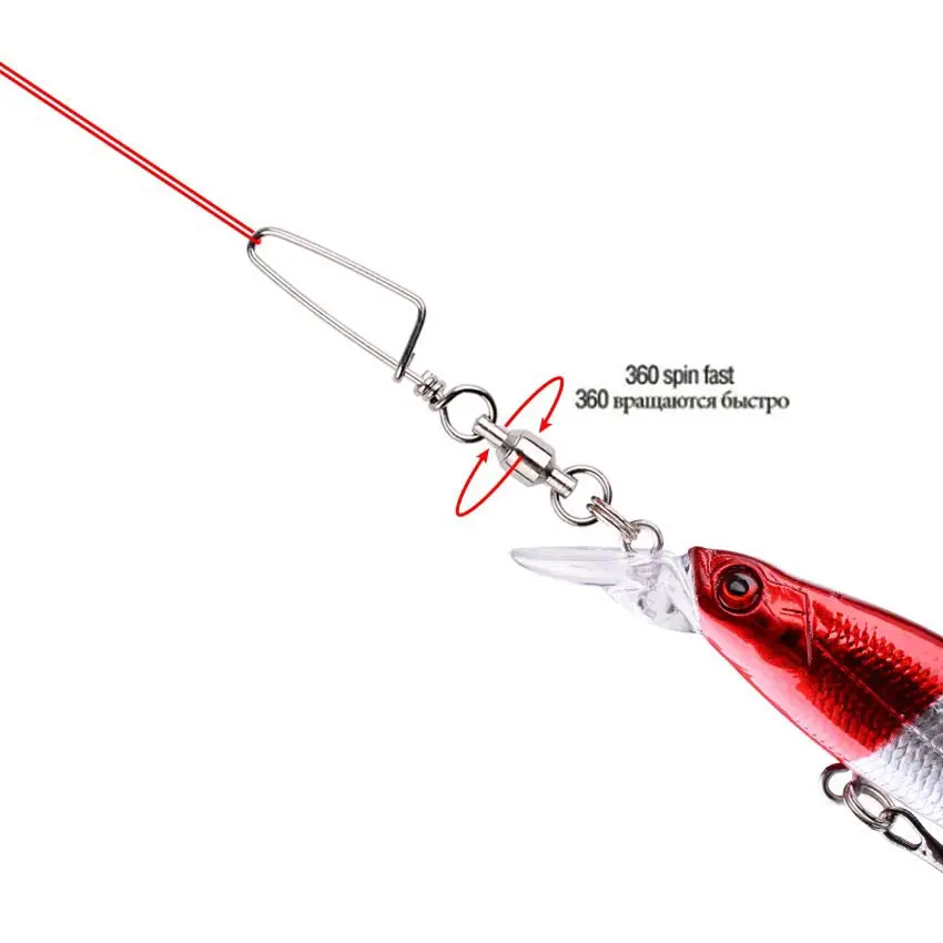 50 ชิ้นลูกปืนตกปลาหมุนพร้อม Co - Fishing Equipment Gear บทวิจารณ์และราคา